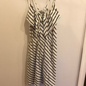 Striped cotton dress